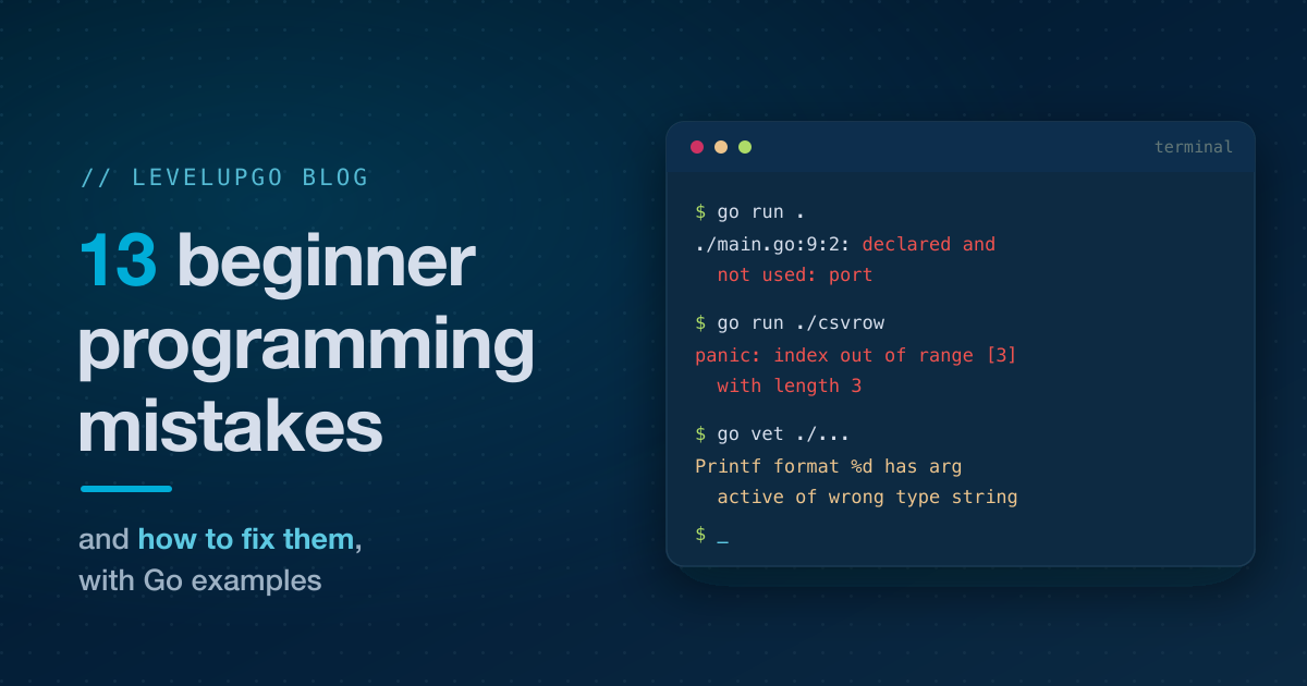 13 häufige Anfängerfehler beim Programmieren (und wie du sie behebst)