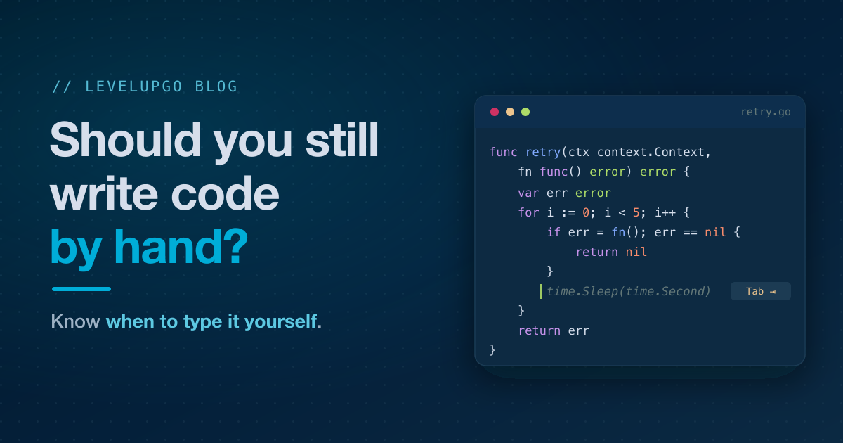 Should You Still Write Code by Hand? When It Beats AI in 2026